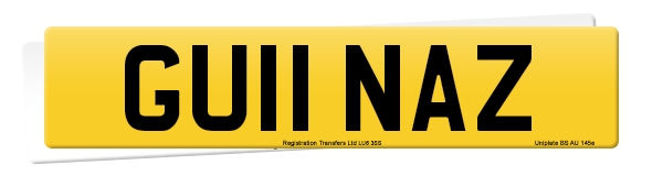 Registration number GU11 NAZ